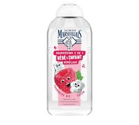Le Pe Marseillais | 2-in-1 Detangling Shampoo for Babies & Children, Raspberry, Organic & Cotton (300 ml)