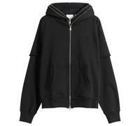 Le Père Men's Double Zip Hoodie Black