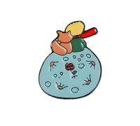Le Petit Little Prince Novel Fox Plane Moon 1.25" Enamel Pin Badge