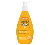Le Petit Marseillais Moisturising care milk for very dry skin (400 ml pump bottle) - body milk with shea butter, sweet almond and argan oil - 24 hours skin comfort