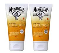 Le Petit Marseillais Nourishing Hand Cream for Very Dry Skin 75 ml Tube Pack of 2