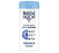 Le Petit Marseillais, Soothing Shower Gel, High Tolerance, Cornflower Blossom, Organic (400ml Bottle) 98% Natural Ingredients, For All Skin Types, Including Sensitive Skin