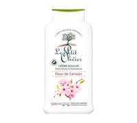 Le Petit Olivier - Extra soft shower cream - cherry blossom - made in France - 500 ml bottle
