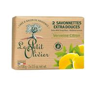 Le Petit Olivier Mild Verbena and Lemon soap | Fragrance from the Grasse region, cleans the skin in softness, Made in France