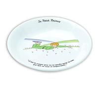 Le Petit Prince Lying Down Soup Plate 18 cm"C'est le Temps que tu Lost Pour ta Rose." [French Language]