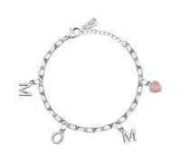 Le Petite Story Family Charm Pink Enamel 16.3 Cm Bracelet