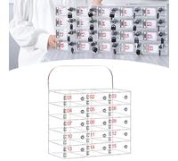 le Phone Sto Locker, Wall-Mounted with 15 Slots, Lockable Design, Handwritten Labels for Classroom, Office, Gym - Secure Your Devices!