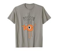 Le Poisson Steve, Funny Fish Steve Kids Women Men T-Shirt