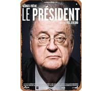 Le President Film Movie Poster Retro Metal Tin Sign Wall Home Wall Art Metal Tin Sign,cave,bar,Club, Metal Tin Sign 8x12 Inches