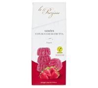 Le Preziose Strawberry Vegan Fruit Jellies Italian Sweets 200g