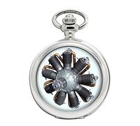 Le Rhone Rotary Aircraft Engine Full Hunter Pocket Watch
