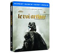 LE ROI ARTHUR : LA LEGENDE D’EXCALIBUR EDITION STEELBOOK LIMITEE - BLURAY 3D + 2D + 4K [4K Ultra HD + Blu-ray 3D + Blu-ray + Digital HD - Édition boîtier SteelBook]