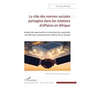 Le rôle des normes sociales partagées dans les relations d'affaires en Afrique: Analyse des opportunités et contraintes de coopération des PME dans l’autoproduction d’électricité au Sénégal