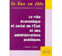 Le rôle économique et social de l'État et des administrations publiques