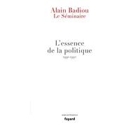 Le Séminaire - L'essence de la politique (1991-1992): Le Séminaire 1991-1992