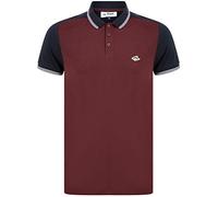 Le Shark Men's Arthur Contrast Sleeve Cotton Jersey Polo Shirt - Winetasting - S