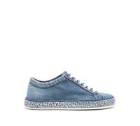 Le Silla Andrea crystal-embellished sneakers - Blue 35-36-37-38