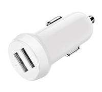 LE Sircut CC01 Car Charger USB 2-Port, 2.4A Total Output, 12/24V Car USB Adapter - Small, Reliable, LED Light - Compatible with iPhone, Samsung, Android Devices