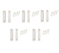 LE Sircut LEMS-101-5, 5PCS Recessed Magnetic Door Contact Sensors - Wired Normally Closed (NC) Security Alarm Reed Switch Kit for Home & Office - Professional, Hidden Installation for Doors & Windows