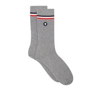 Le Slip Français Lucas Drapeau Gris Chiné Socks, Grey, 38