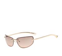 Le Specs Bubbles Sunglasses Gold/Smokey Pink Grad One Size