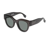 Le Specs Float Away Polarised Sunglasses for Women Round Frame Shape with High UV Protection, Green Mono Polarized/Black/Shadow, One Size