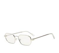 Le Specs Mythic Blue Light Optical Glasses Silver/Blue Light Lens