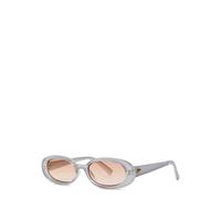 LE Specs Outta Love Oval-frame Sunglasses - Silver - One Size