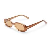 Le Specs Outta Love Sunglasses - Caramel, Oval, Women's, Contemporary 90s Style