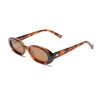 Le Specs Outta Love Sunglasses - Toffee Tort, Oval, Unisex, Contemporary 90s Style