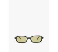 Le Specs Pilferer Sunglasses - Black Olive, Rectangle, Unisex, Contempory 90s Style