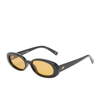 Le Specs Women's Outta Love Sunglasses Black/Mustard Mono One Size