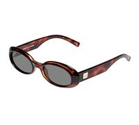 Le Specs Work It! Sunglasses for Women Oval Frame Shape with High UV Protection, Green Mono/Toffee Tort, One Size