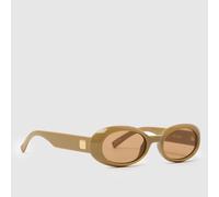 LE SPECS Work It Sunglasses in Beige One Size