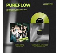LE SSERAFIM - 2nd Studio Album PUREFLOW pt.1 - Vinyl - Electric Yellow Glitter Version