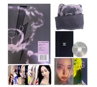 LE SSERAFIM - 4th Mini Album [CRAZY] (BALACLAVA Ver.) Outer Box + Booklet + Lyric Book Photocard + Postcard + 2 Pin Badges + 4 Extra Photocards