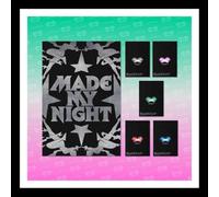 LE SSERAFIM - (BLUE LINK.) LE SSERAFIM [MADE MY NIGHT] 2nd Single Album COMPACT Ver+Gift Card K-POP