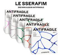 LE SSERAFIM - ( COMPACT Ver. ) LE SSERAFIM ANTIFRAGILE 2nd Mini Album ( Random Ver. )+1ea Store Gift Photo Card K-POP SEALED