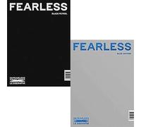 LE SSERAFIM FEARLESS 1st Mini Album ( BLACK PETROL + BLUE CHYPRE - SET. ) ( Incl. 2 CD+2 Photo Book+2 Photo Card+2 Post Card+2 Sticker+2 Transfer Paper )