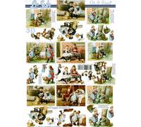 Le Suh 3D Cut Out Decoupage Sheet - 4169630