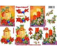 Le Suh Christmas 3D Cut Out Decoupage Sheet - 4169577
