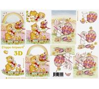 Le Suh Easter 3D Cut Out Decoupage Sheet - 4169412