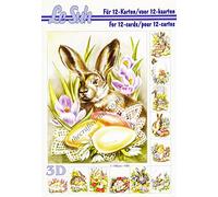 Le Suh Easter Animals and Flowers A5 3d Decoupage Book