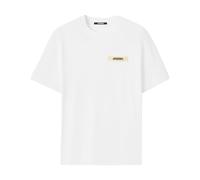 Jacquemus Men's Grosgrain Logo T-Shirt White