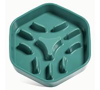 LE TAUCI PET Dog Slow Feeder Bowl Ceramic,3 Cups Puzzle Food Bowl for Small Medium Large Breed, Dog Bowls to Slow Down Eating, Maze