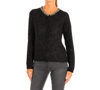 Le Temps Des Cerise Womens long-sleeved knitted sweater FSTRASSY00000ML172 - Black - Size X-Small