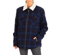 Le Temps Des Cerise Womens Padded jacket with lined interior HFLORENTIN000ML172 woman - Blue - Size X-Large