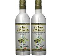 Le Terre di Colombo - 100% Italian Extra Virgin Olive Oil - Aluminium Bottle - 0.75 L (Pack of 2)