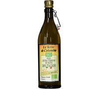 Le Terre Di Colombo â€“ 100% Italian Biological Organic Extra Virgin Olive Oil - BIO - Ribbed Bottle With Mechanical Cap - 0.75L