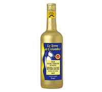 Le Terre di Colombo Extra Virgin Olive Oil, Riviera dei Fiori, Gold Wrapped Bottle, 0.75 l